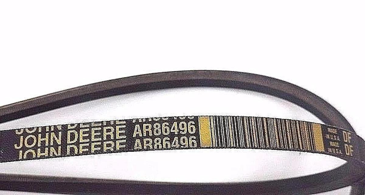 Used LOT OF 2 NEW JOHN DEERE AR86496 V-BELTS