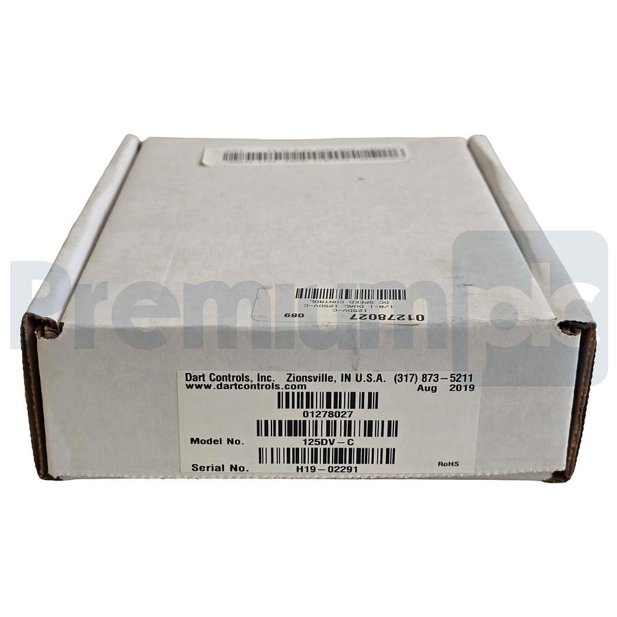 Dart Controls 125DV-C | 125DVC DC Motor Speed Control 120/240VAC In 5.5A NSMP