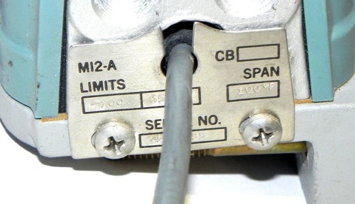 Used NEW FOXBORO MODEL 12A TEMPERATURE TRANSMITTER 3-15PSI OUTPUT 0-100 DEG. F INPUT