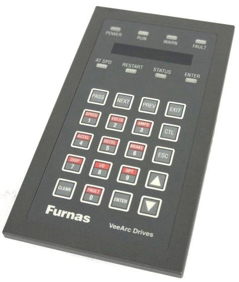 Used FURNAS VEE ARC D84047-801 DRIVE WITH KEYPAD REV E D84047-003 REV H