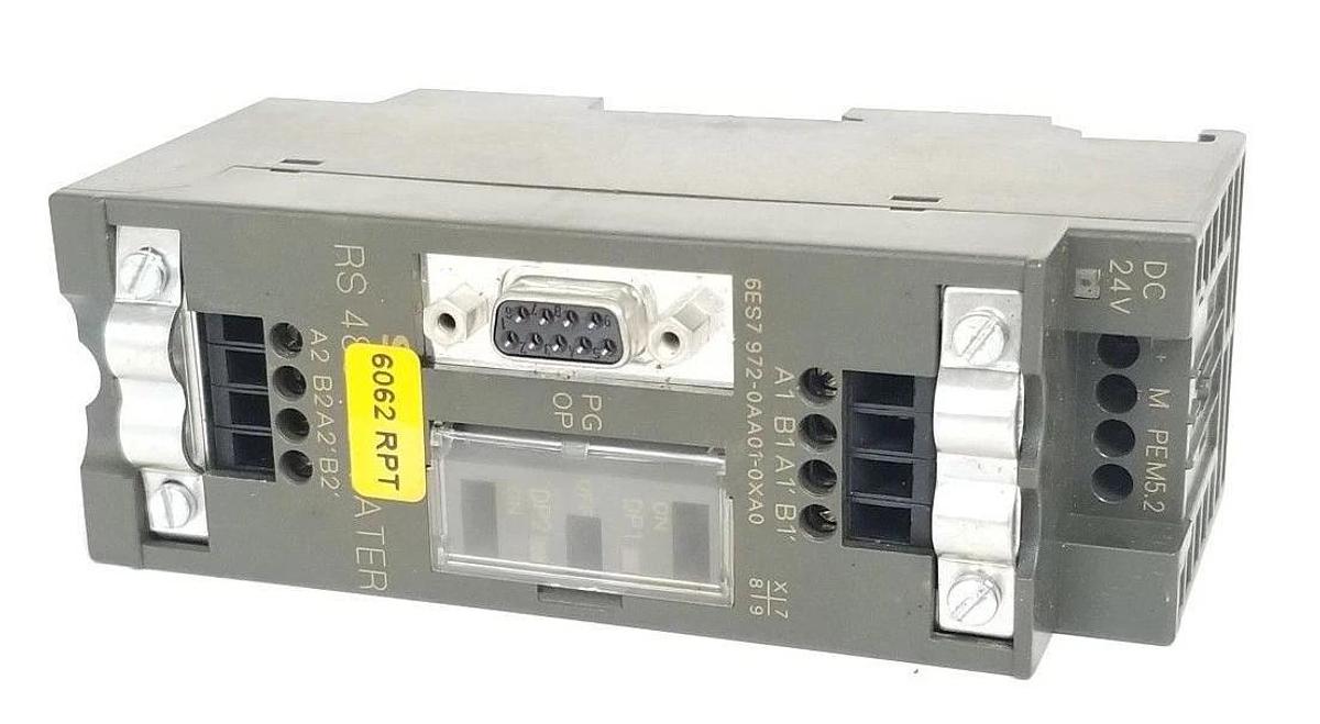 Used SIEMENS 6ES7 972-0AA01-0XA0 RS485 REPEATER MODULE 6ES79720AA010XA0