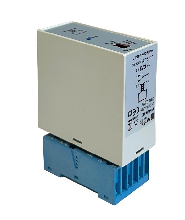 Used NEW ASTEEL SENSOR INHE160E 1-LOOP DETECTOR 24V AC/DC 50Hz 3.5W NSMP