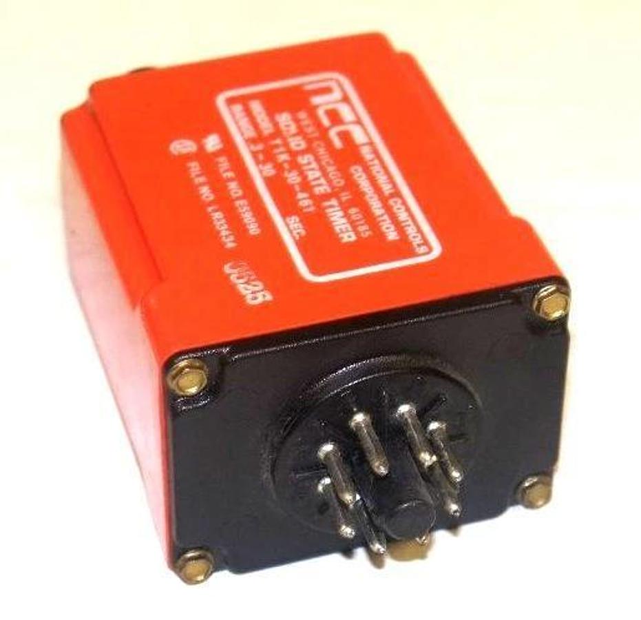 Used NCC T1K-30-461 SOLID STATE TIMER, RANGE: .3-30 SEC, T1K30461
