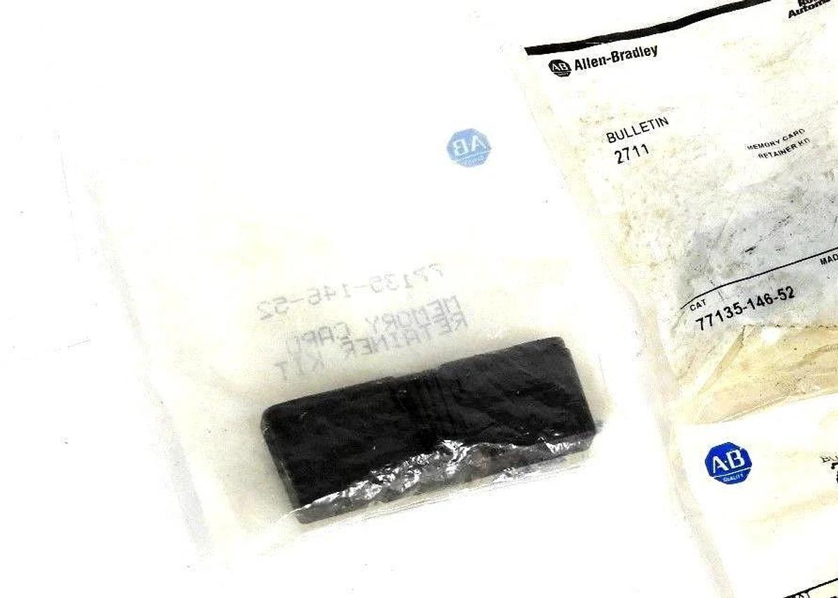 LOT OF 4 NEW ALLEN BRADLEY 77135-146-52 MEMORY CARD RETAINER KITS 7713514652