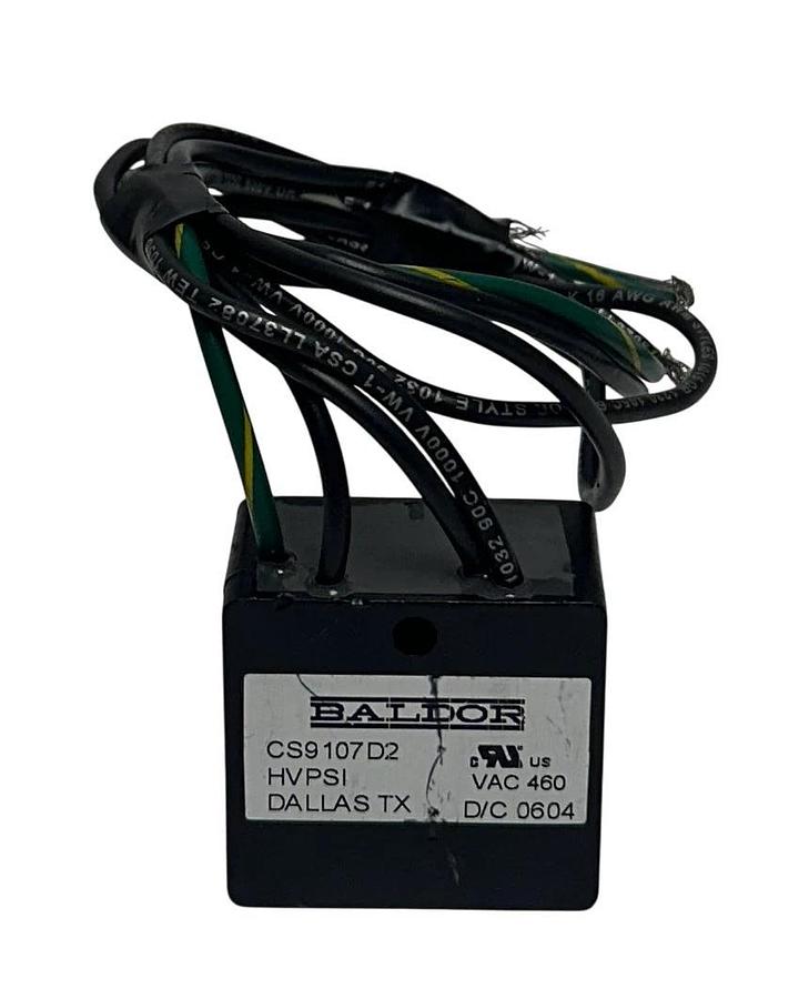 Used BALDOR CS9107D2 / HVPSI SEALED SWITCH 460VAC BLACK USNP