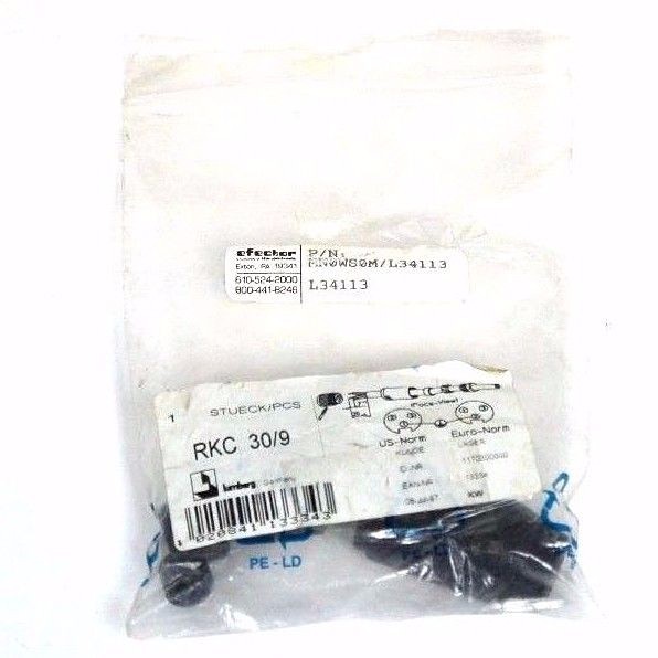 Used NEW EFECTOR L34113 CONNECTOR KIT 7/8" MN0WS0M/L34113