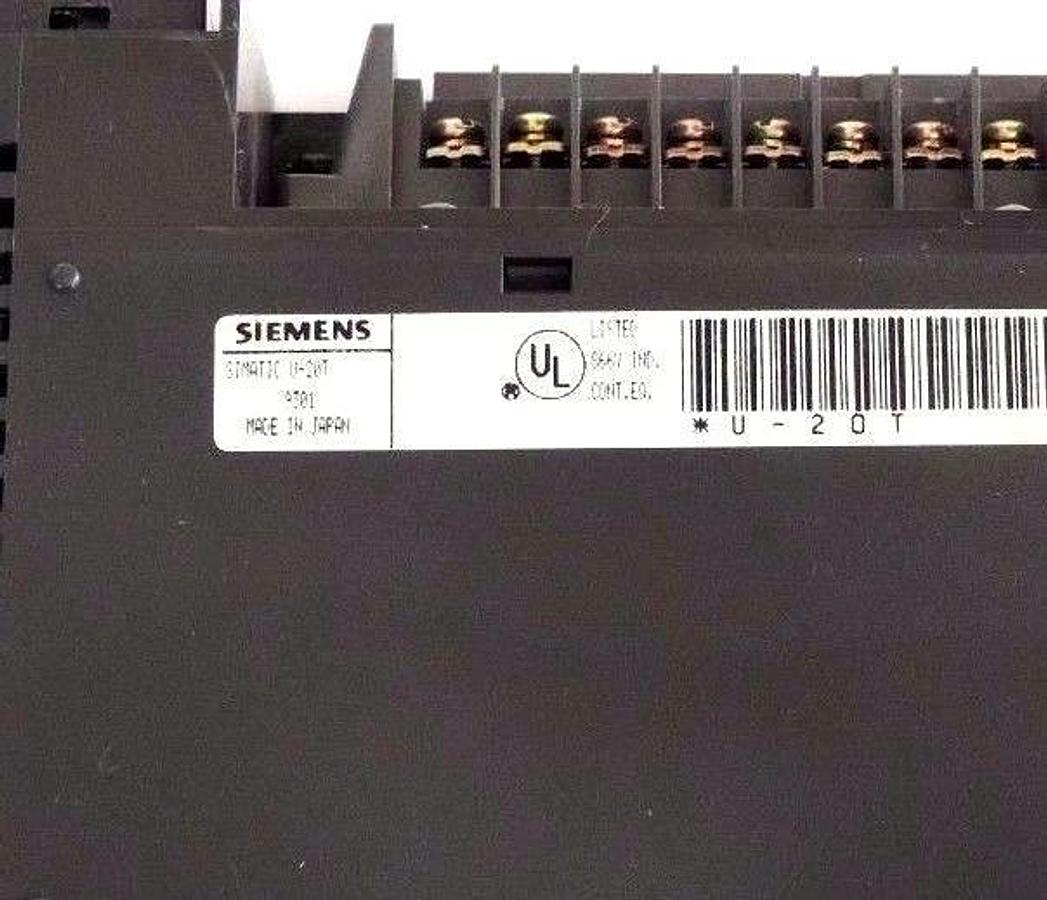 Used SIEMENS U-20T SIMATIC 16POINT OUTPUT MODULE 15/265VAC, 10MA/2A, 50/60HZ, U20T
