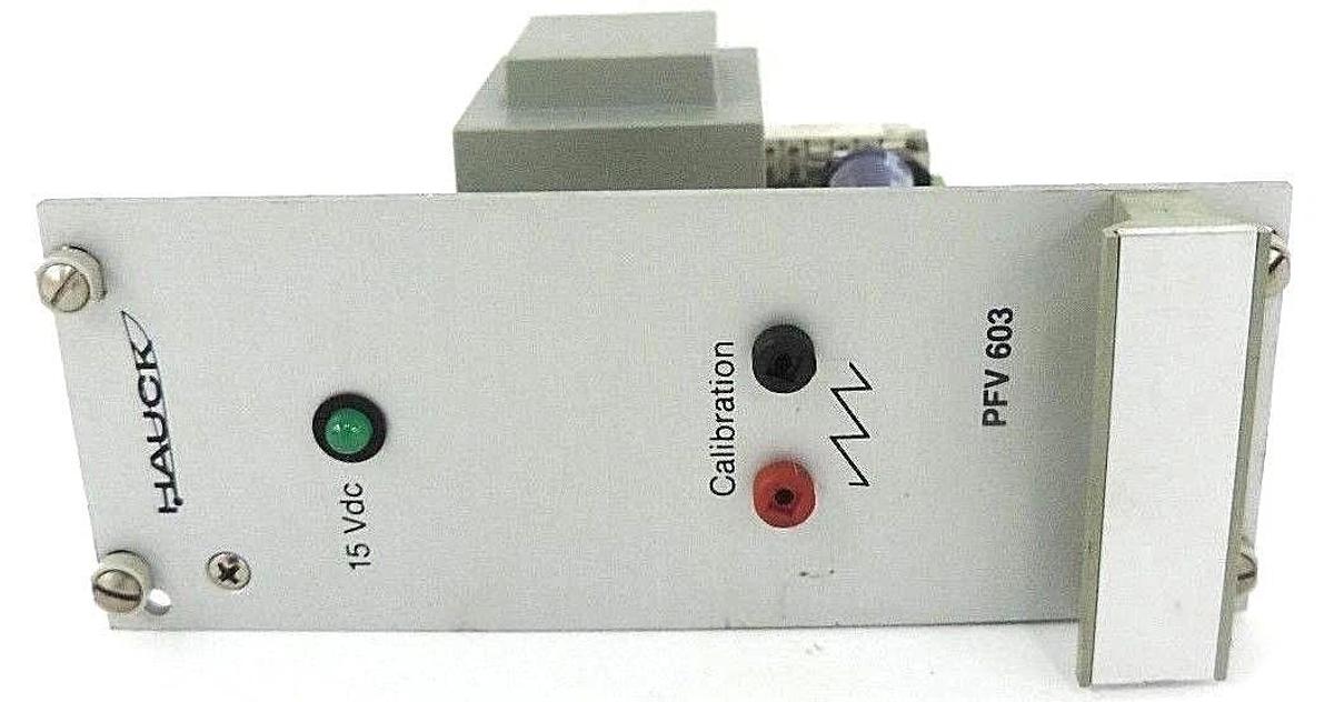 Used HAUCK PFV-603 MODULE CARD PFV603