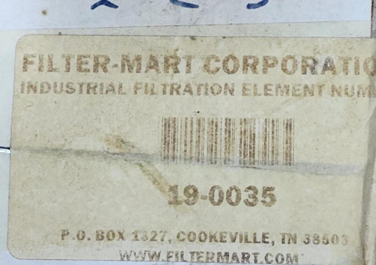 Used NIB FILTER-MART 19-0035 AIR COALESCER ELEMENT 190035
