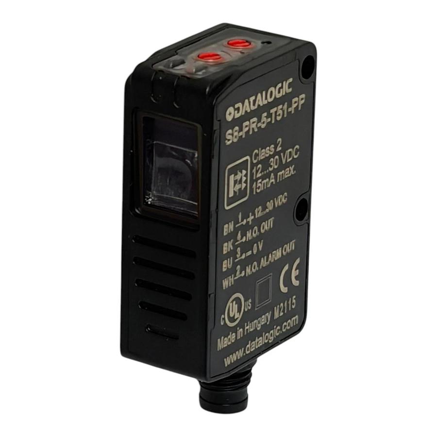 Datalogic S8-PR-5-T51-PP Photoelectric Sensor 950801040 New Surplus