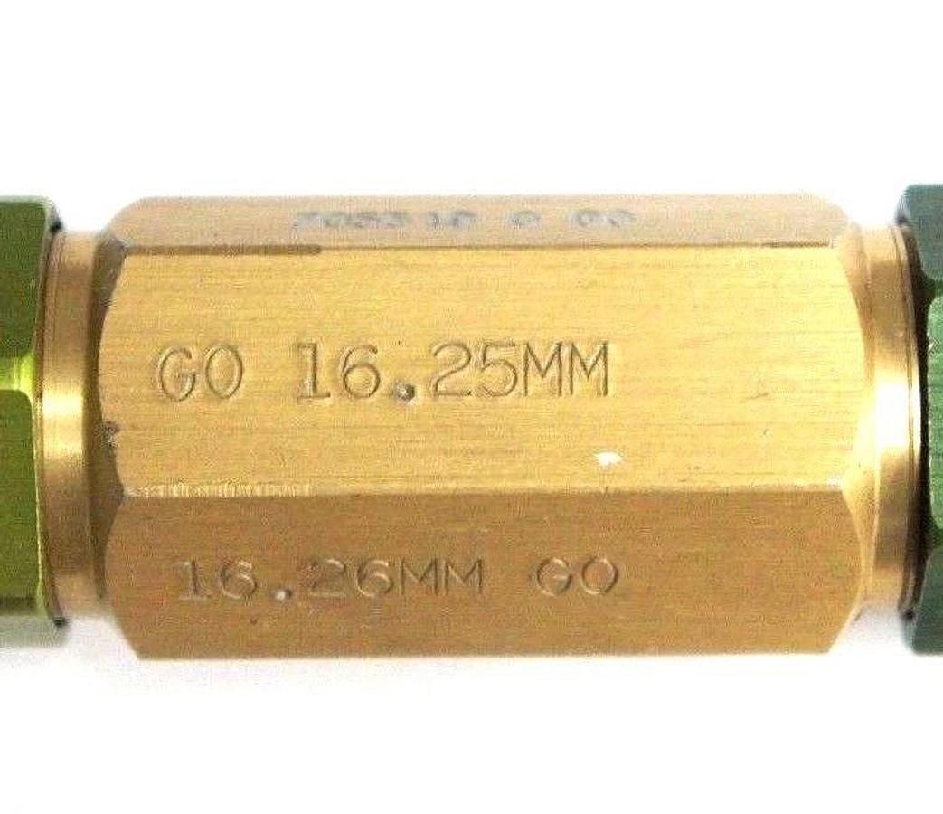 Used GENERIC 705519-0-00 PLUG GAGE 16.25MM, 16.26MM, 705519000