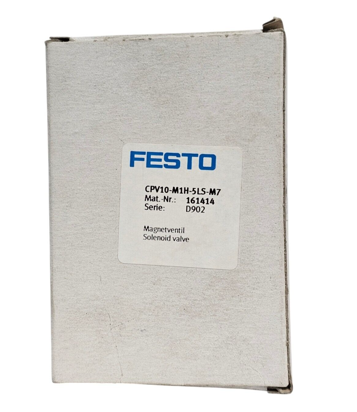 NIB FESTO CPV10-M1H-5LS-M7 AIR SOLENOID VALVE MAT. NR. 161414 SERIE: D902