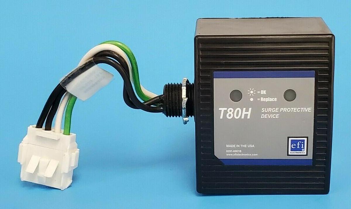 Used EFI ELECTRONICS COMMSCOPE T80HS120/240Y SURGE PROTECTIVE DEVICE 120/240V T80H