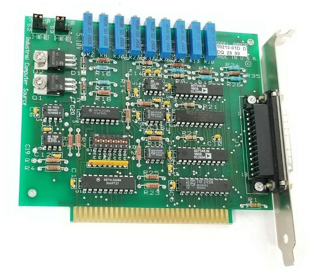 Used INDUSTRIAL COMPUTER SOURCE A0B2P COMMUNICATION BOARD 10212-01D