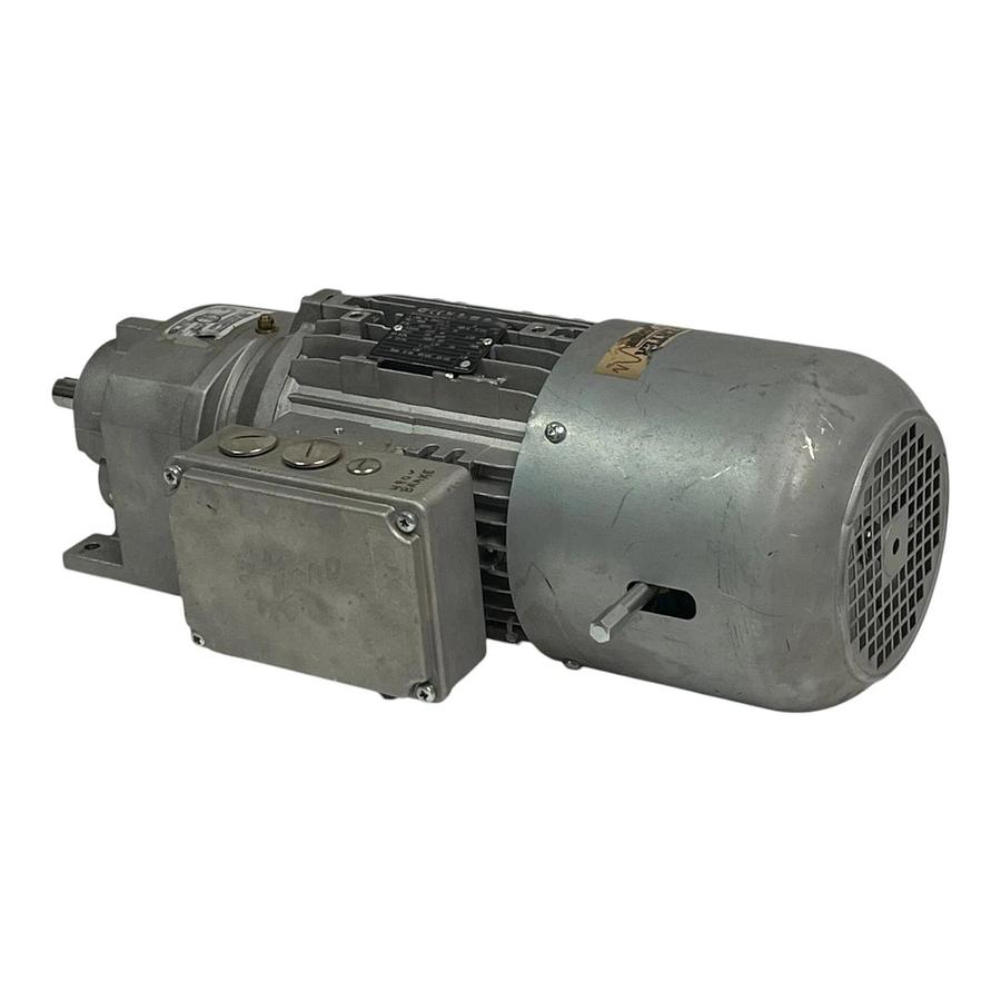 Used NORD Gearmotor SK 172.1-90LH/4 CUS BRE20 HL 2 HP 339 RPM 230/460V Inverter Duty