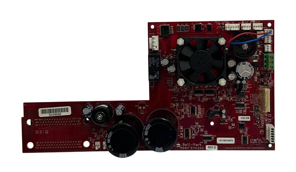Used BELL-MARK EY1262 / R245-182 DOVER 20 STEPPER BOARD FOR MLB Rev. D OEM USNP