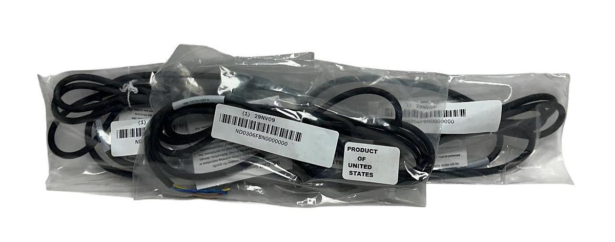 Used 3 ASCO NUMATICS ND0306FBN0000000 / 29NV09 INDICATING LIGHT CABLE ASSEMBLIES NSFS