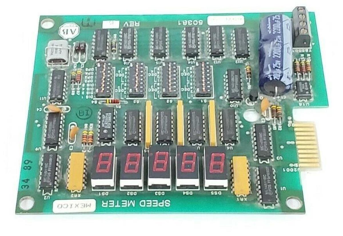 Used ALLEN BRADLEY 50381 SPEED METER BOARD REV. 05 118381 REV. D