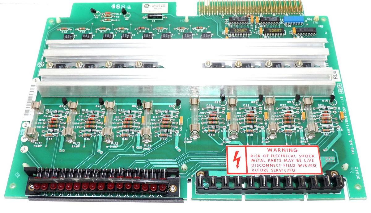 Used GE FANUC IC600YB908B OUTPUT BOARD 24VDC, 2 AMP, SRCE OUT