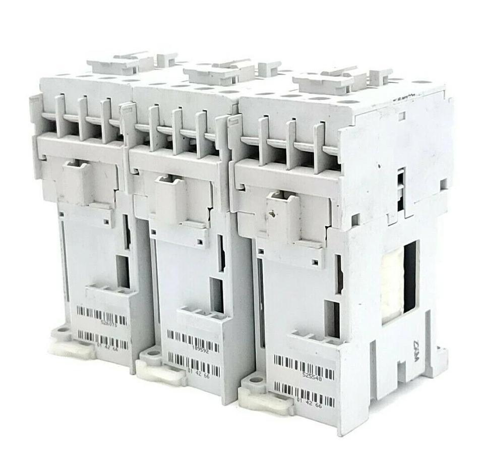 Used LOT OF 3 ALLEN BRADLEY 700-CF310Z* SER. A CONTROL RELAY CONTACTORS 24V DC
