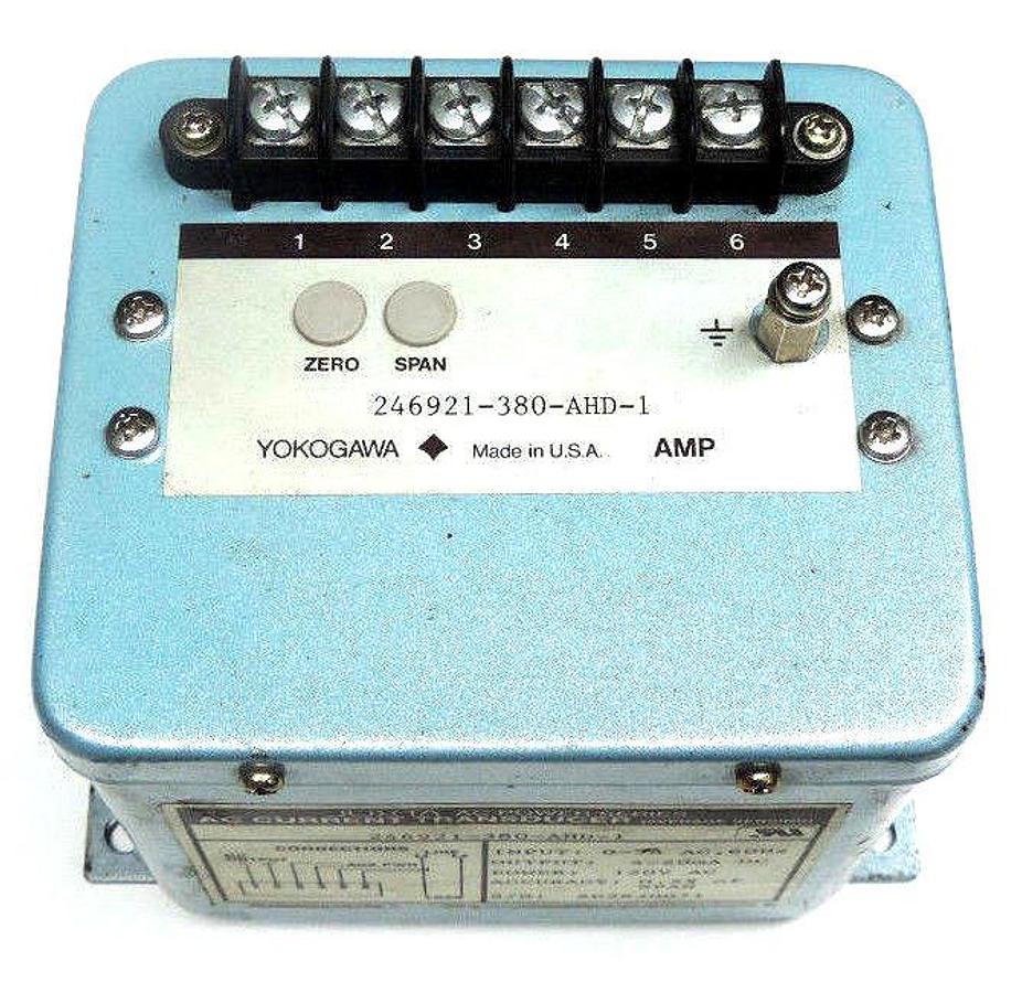 Used YOKOGAWA 246921-380-AHD-1 CURRENT TRANSDUCER 120V 246921380AHD1