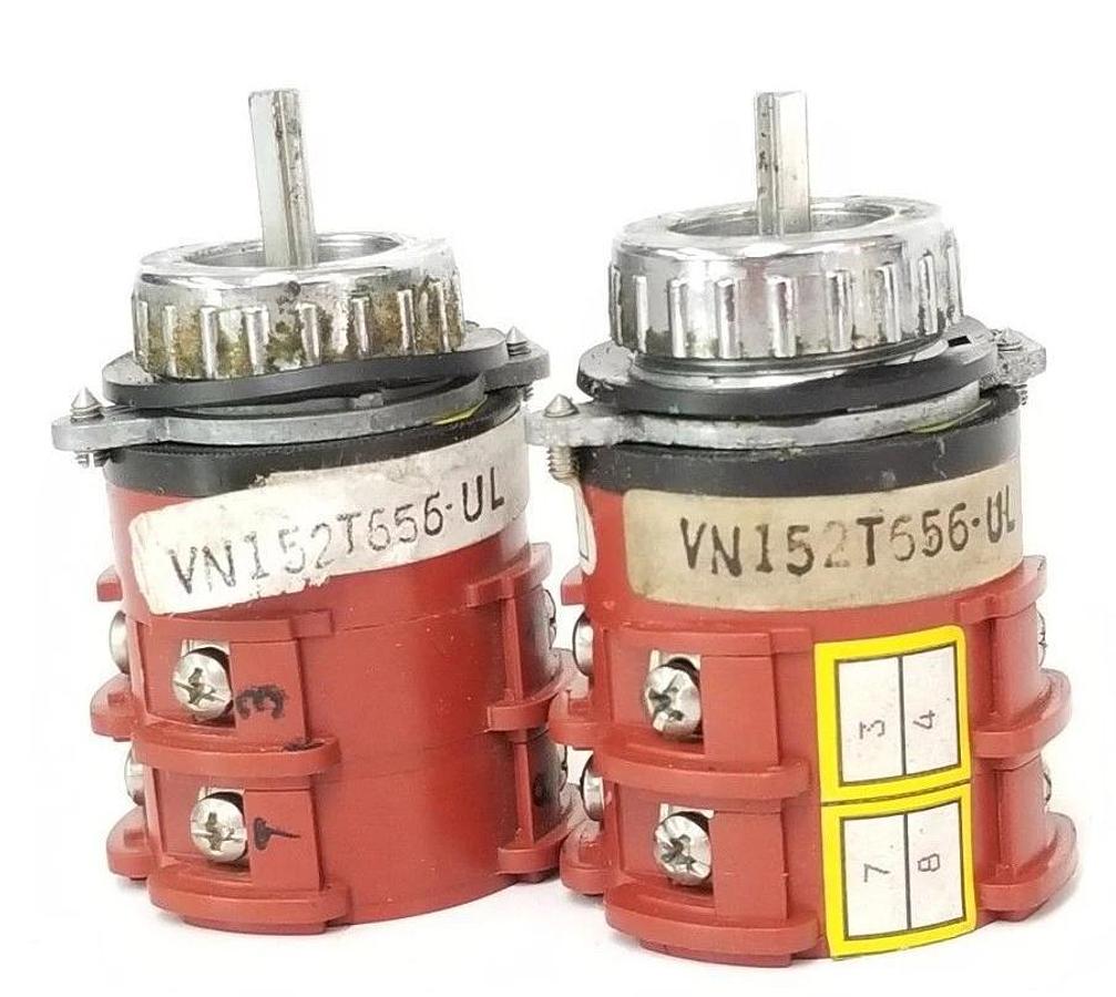 Used LOT OF 2 OEM CONTROLS VN152T656-UL SELECTOR SWITCHES VN152T656UL *INCOMPLETE*