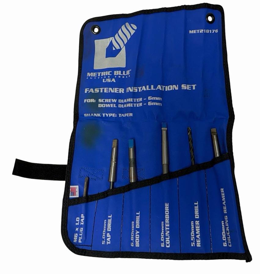 NEW METRIC BLUE MET218176 FASTENER INSTALLATION SET 6mm