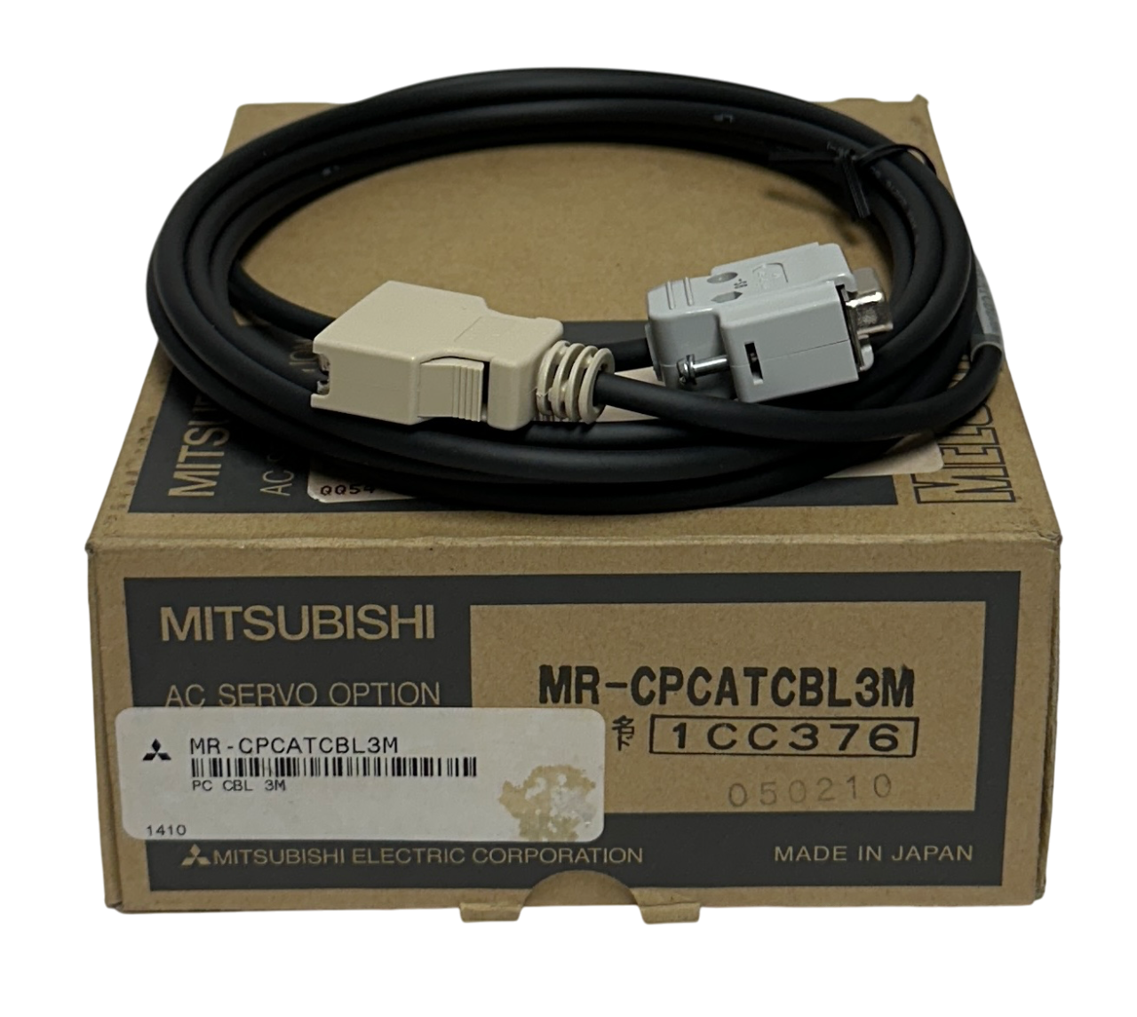 Used MITSUBISHI MR-CPCATCBL3M / MRCPCATCBL3M MELSERVO DRIVE / ENCODER CABLE 3M NSMP