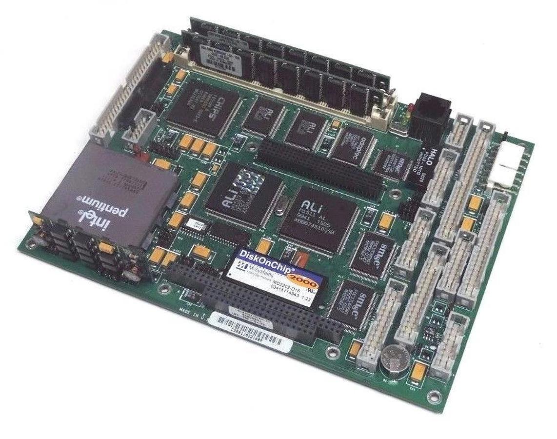 Used AMPRO SBC-2B COMPUTER BOARD SBC2B MD2202-D16 CHIP W/ PENTIUM A80502133 SY028