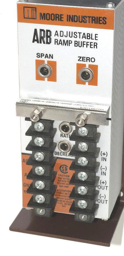 Used NEW MOORE INDUSTRIES ARB ADJUSTABLE RAMP BUFFER ARB/4-20MA/4-20MA2-10M/117AC