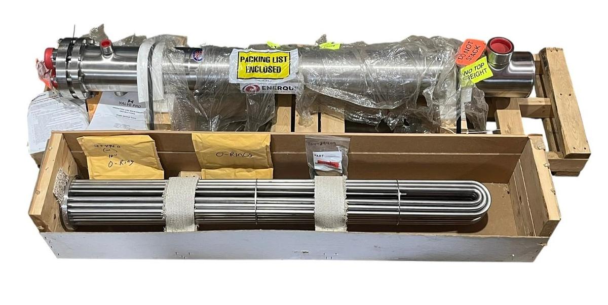 Enerquip 6x54 BEU 304L 2P Sanitary Stainless Steel Heat Exchanger Assembly