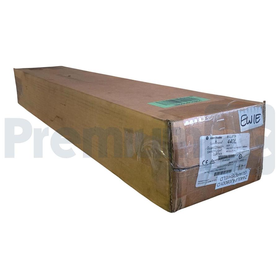 Used Allen-Bradley 440L-P4J0800YD /A GuardShield Safety Light Curtain Pair 800mm NSMP