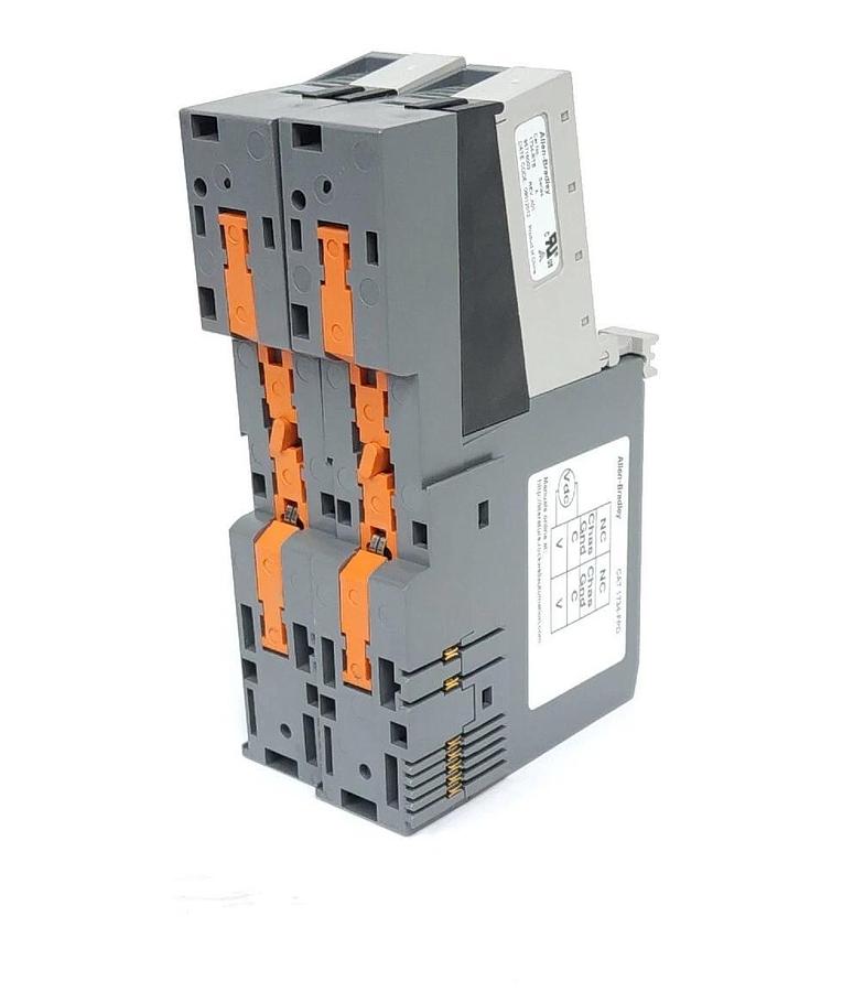Used LOT OF 2 ALLEN BRADLEY 1734-FPD SER. B FIELD POWER DISTRIBUTOR MODULES