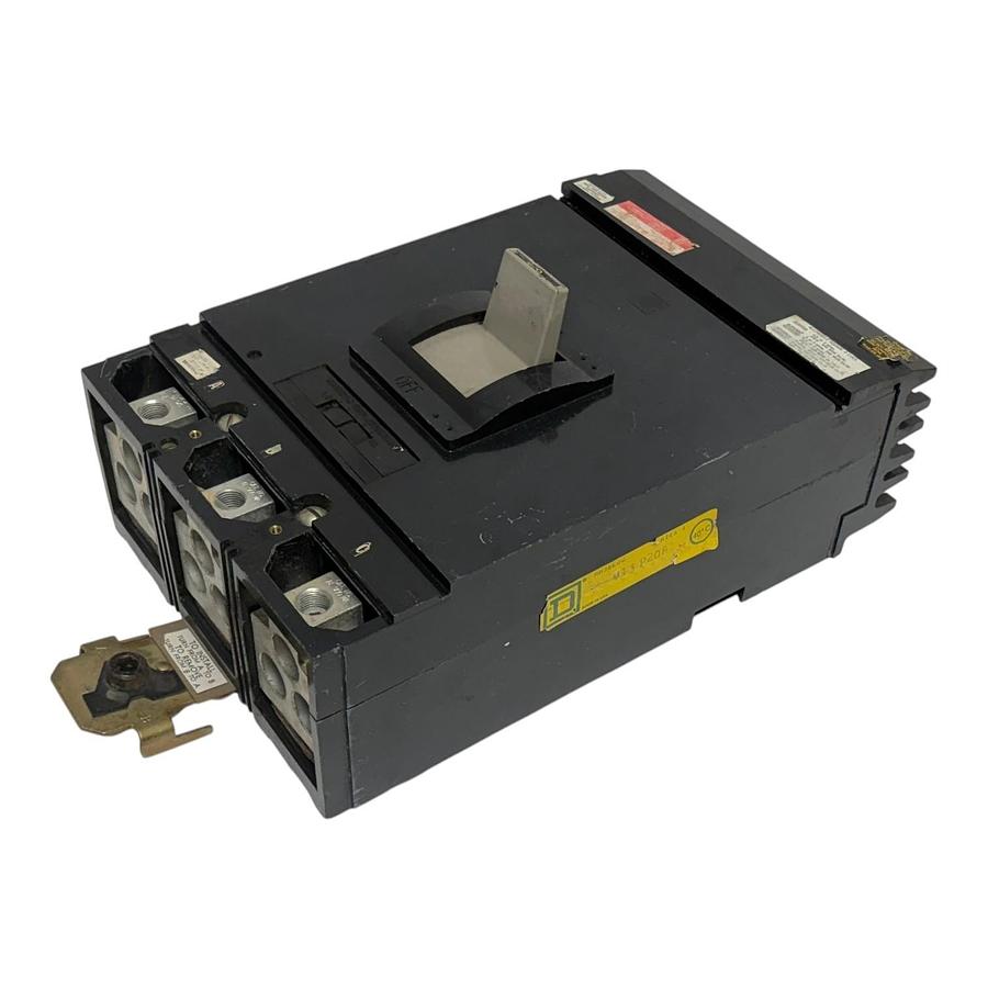Used Square D MH36600 I-Line 600A Circuit Breaker 3 Pole 600V Type MH Series 1