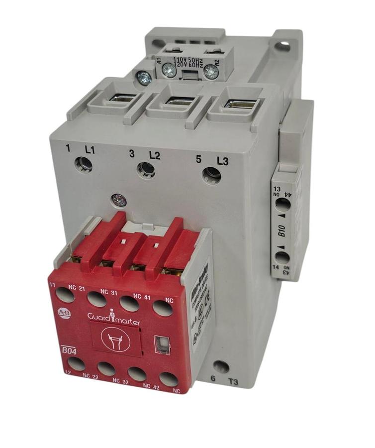 Used NEW ALLEN BRADLEY 100S-C60D14C SER. B SAFETY CONTACTOR 60A 110V 100SC60D14C