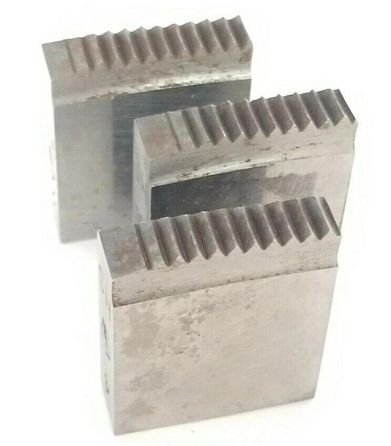 Used BOX OF 3 NEW TOLEDO BEAVER 999A H.S. OPENING DIE HEADS 2'' PIPE