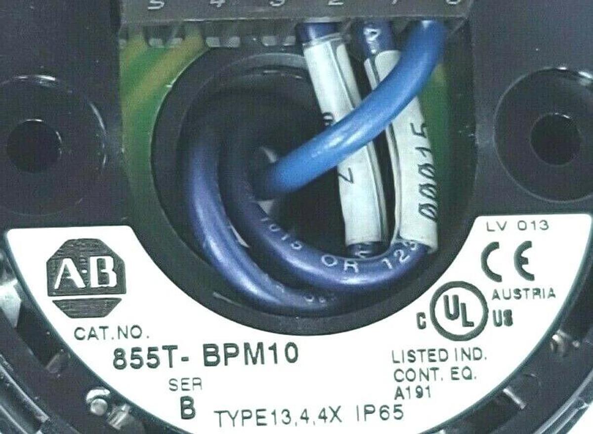 Used ALLEN BRADLEY 855T-BPM10 MOUNTING BASE 855TBPM10 SER. B