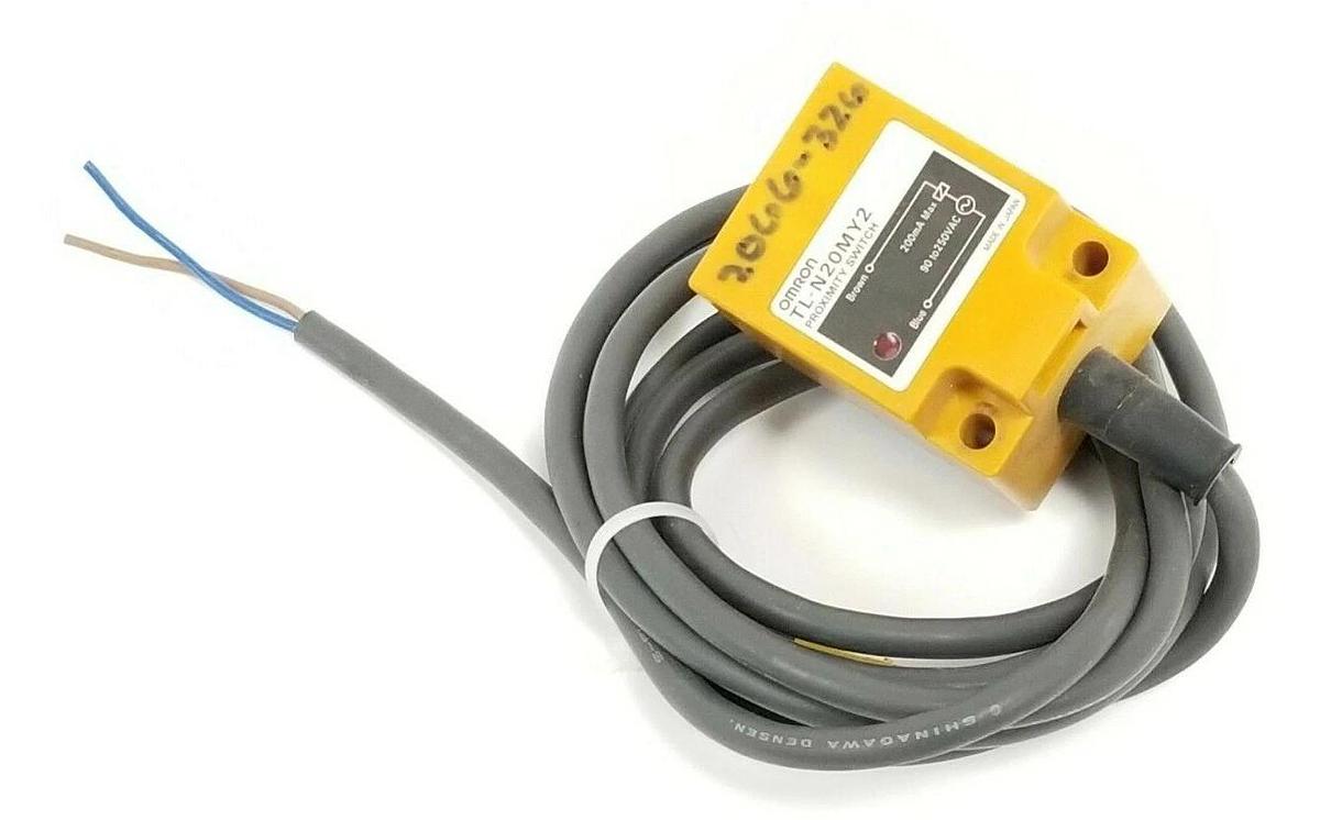 Used OMRON TL-N20MY2 PROXIMITY SWITCH TLN20MY2, 200mA MAX 90 TO 250VAC