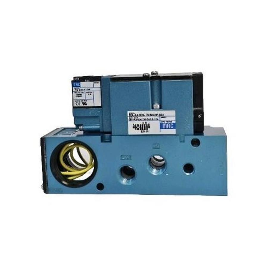 Used NEW MAC 82A-AA-BKA-TM-DAAP-1DA / 82A-AA-000-TM-DAAP-1DA SOLENOID VALVE AND BASE