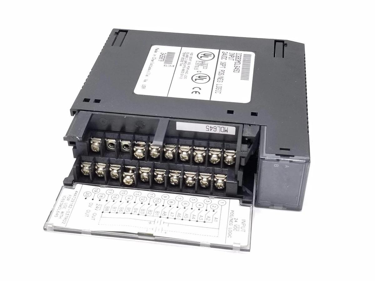 Used GE FANUC IC693MDL645D INPUT MODULE 24VDC 16PT POS/NEG LOGIC