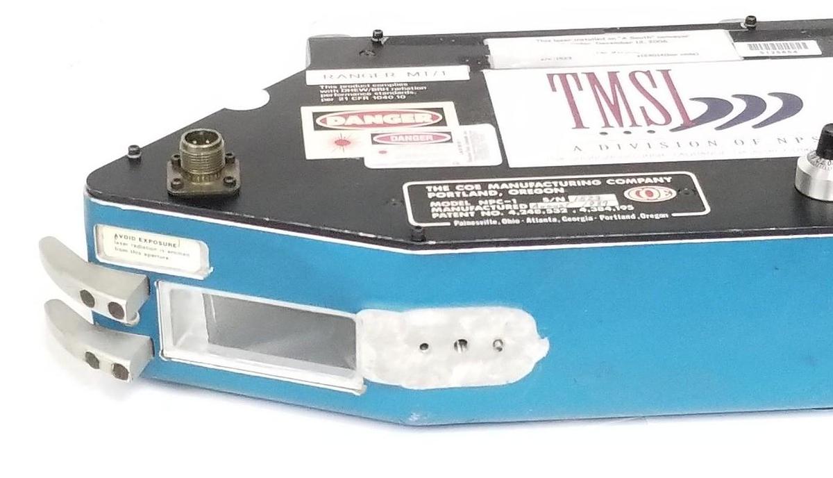 Used NPS TMSI COE MANUFACTURING NPC-1 RANGER MT/1 LASER UNIT