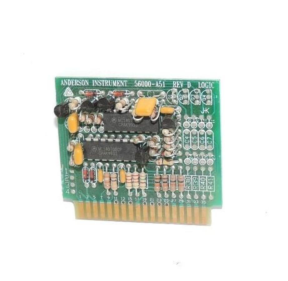 Used ANDERSON INSTRUMENT 56000-A51 REV. D LOGIC BOARD 56000A51
