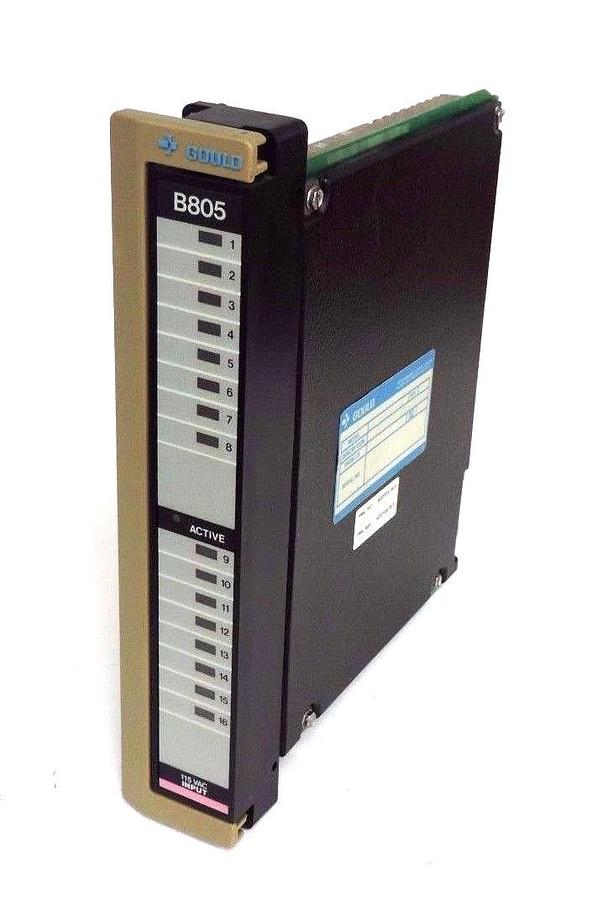 Refurbished GOULD MODICON AS-B805-016 INPUT MODULE REV. L, 115VAC, 16PT, ASB805016