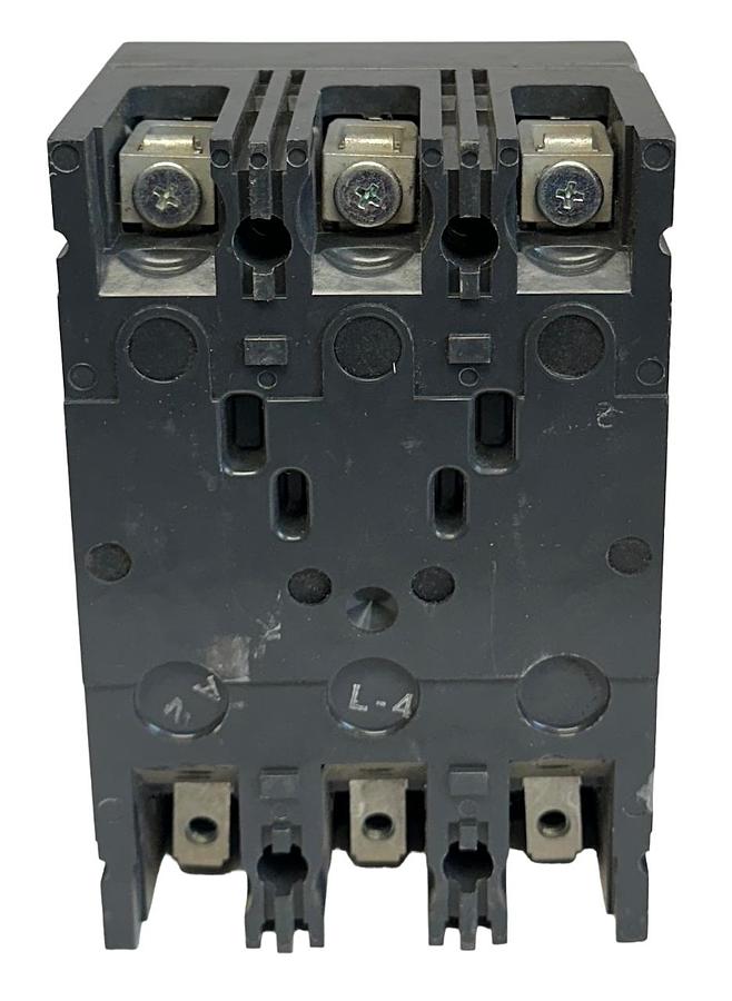 Used GENERAL ELECTRIC TED134050 INDUSTRIAL CIRCUIT BREAKER 50A 480VAC 250VDC 3P NSNP