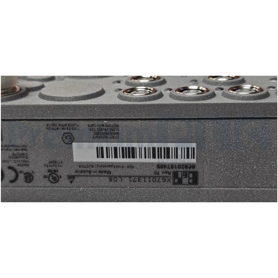 B&R X67DI1371.L08 REV. F0 I/O DIGITAL INPUT MODULE 16-INPUTS 24VDC M8-CONN NSMP