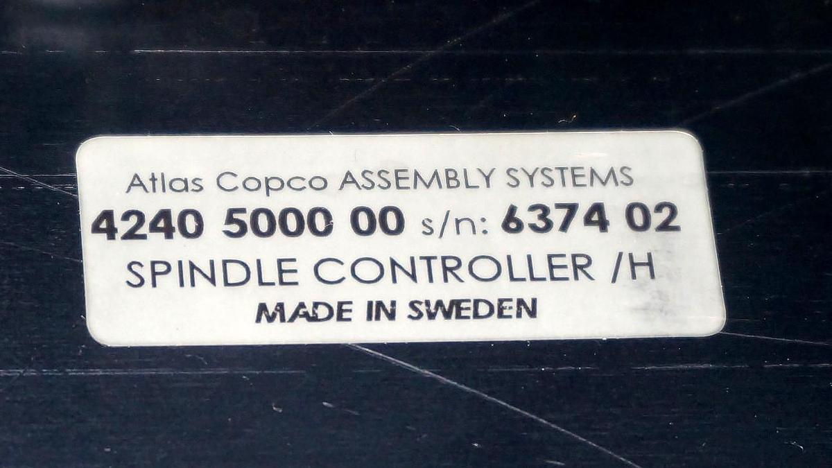 Used ATLAS COPCO 4240-5000-00 SPINDLE CONTROL MODULE 4240500000