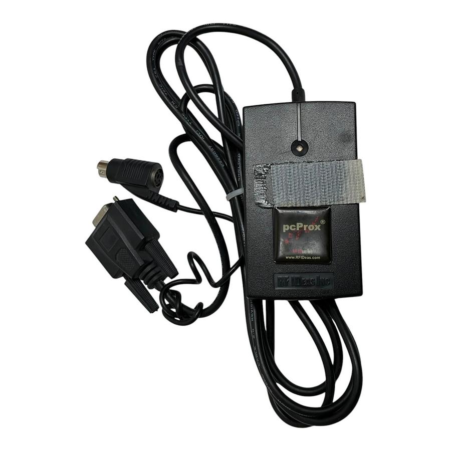 Used RF Ideas RDR-6081AK2 pcProx Desktop RFID Card Reader with Adapter Cable