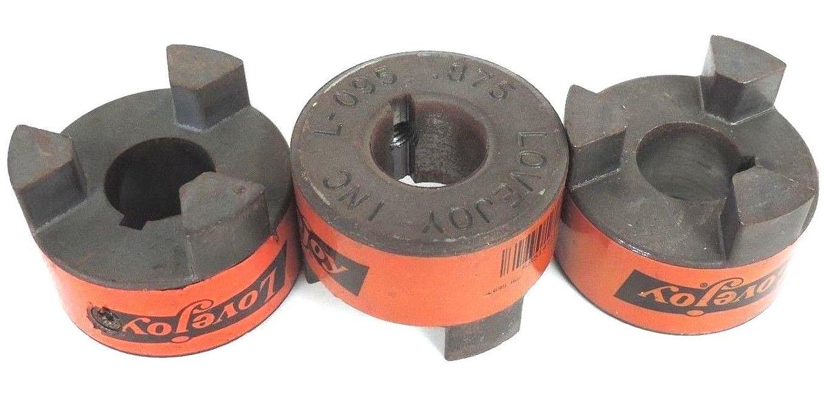 Used LOT OF 3 NEW LOVEJOY L-095 .875 COUPLERS