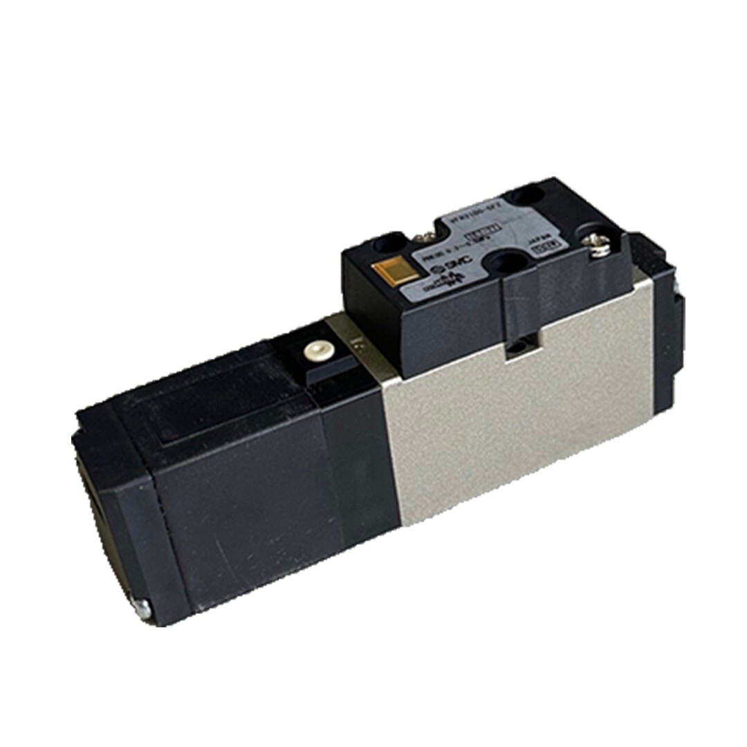 Used NEW SMC VFR2100-5FZ / VFR21005FZ 5-PORT PLUG-IN SOLENOID VALVE 24VDC