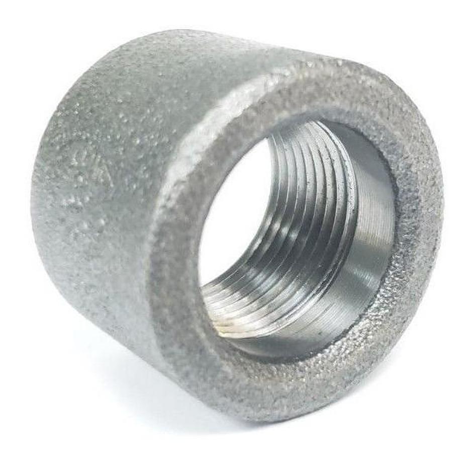 Used LOT OF 3 NEW GRAINGER 1MNB7 HALF COUPLINGS FNPT, 3/4'' PIPE SIZE